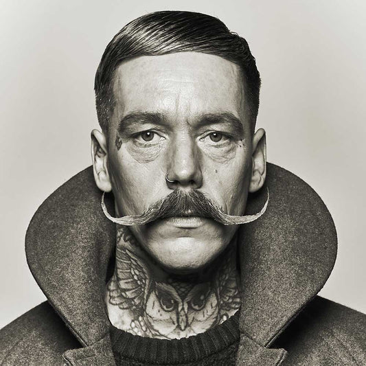 Captain Fawcett's moustache wax