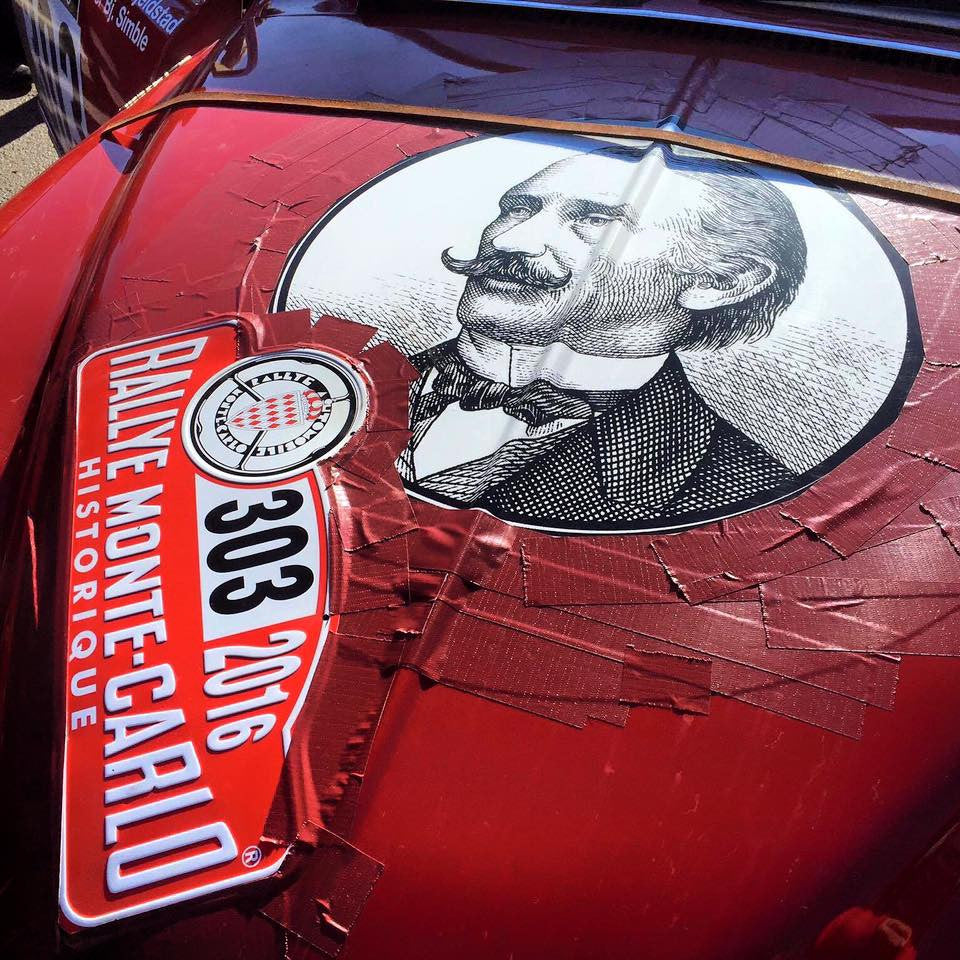 Captain Fawcett at the Monte Carlo Rally