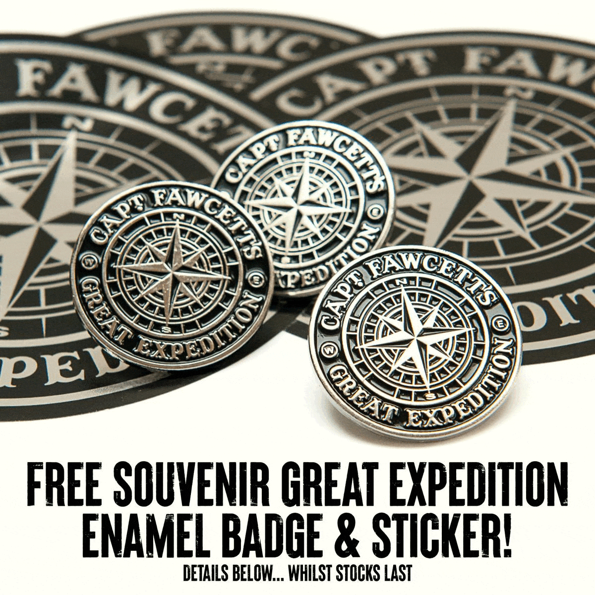 Captain Fawcett’s Great Expedition 2023 is underway…