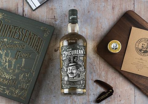 Big Peat Moustache Wax & Epicurean Whisky 