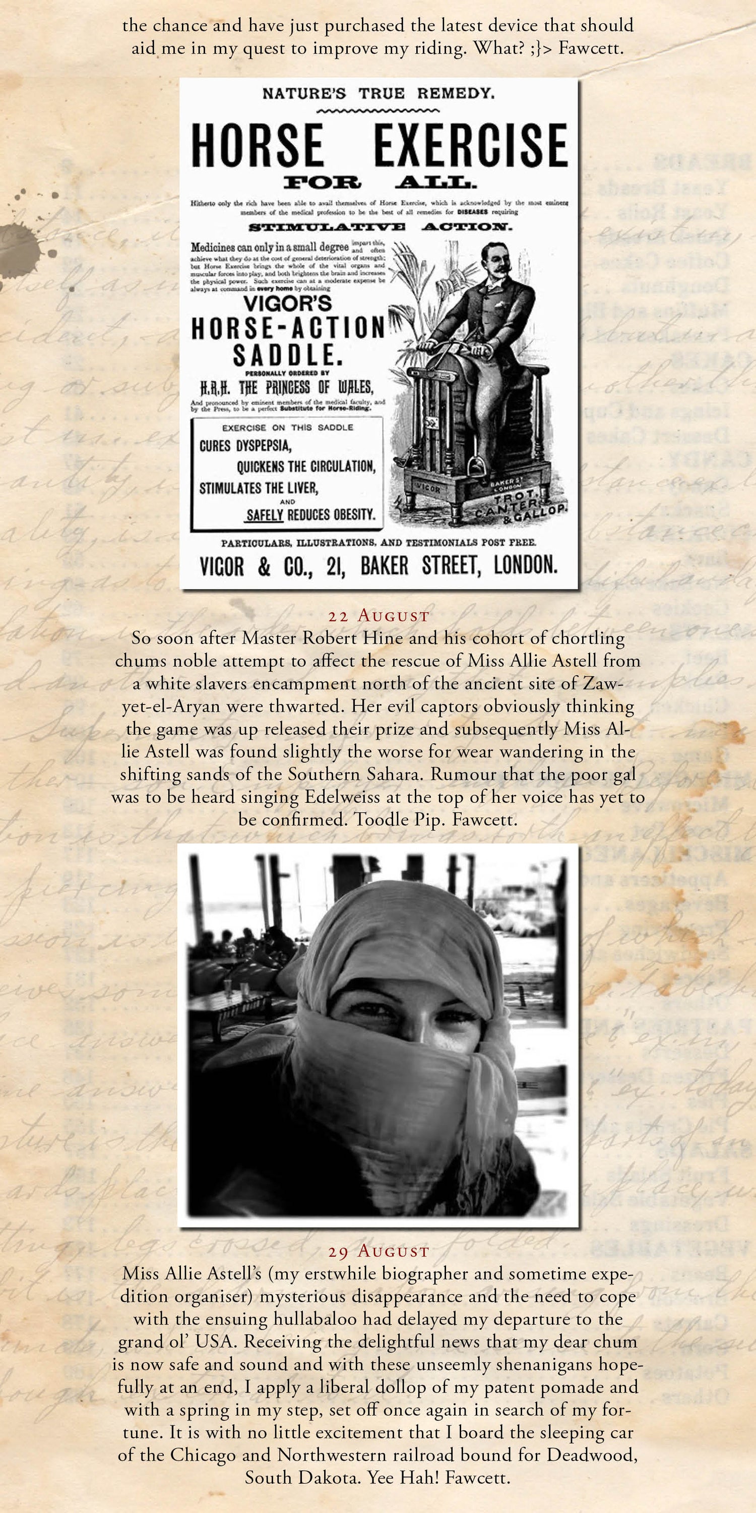 Captain Fawcett's journal