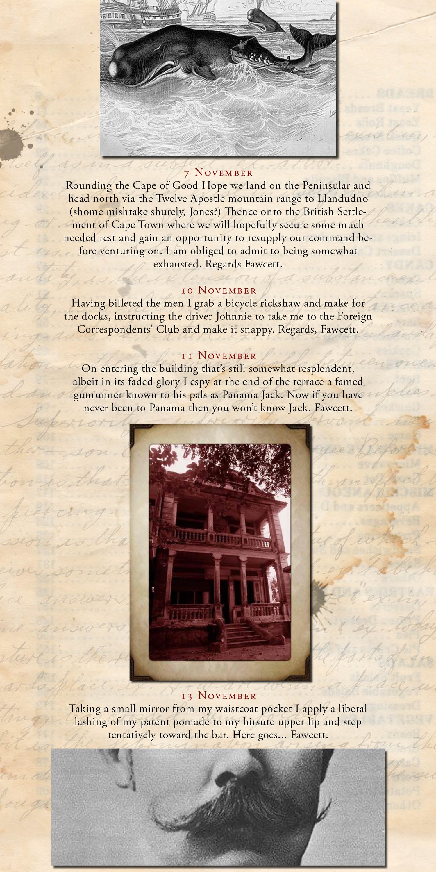 Captain Fawcett's journal