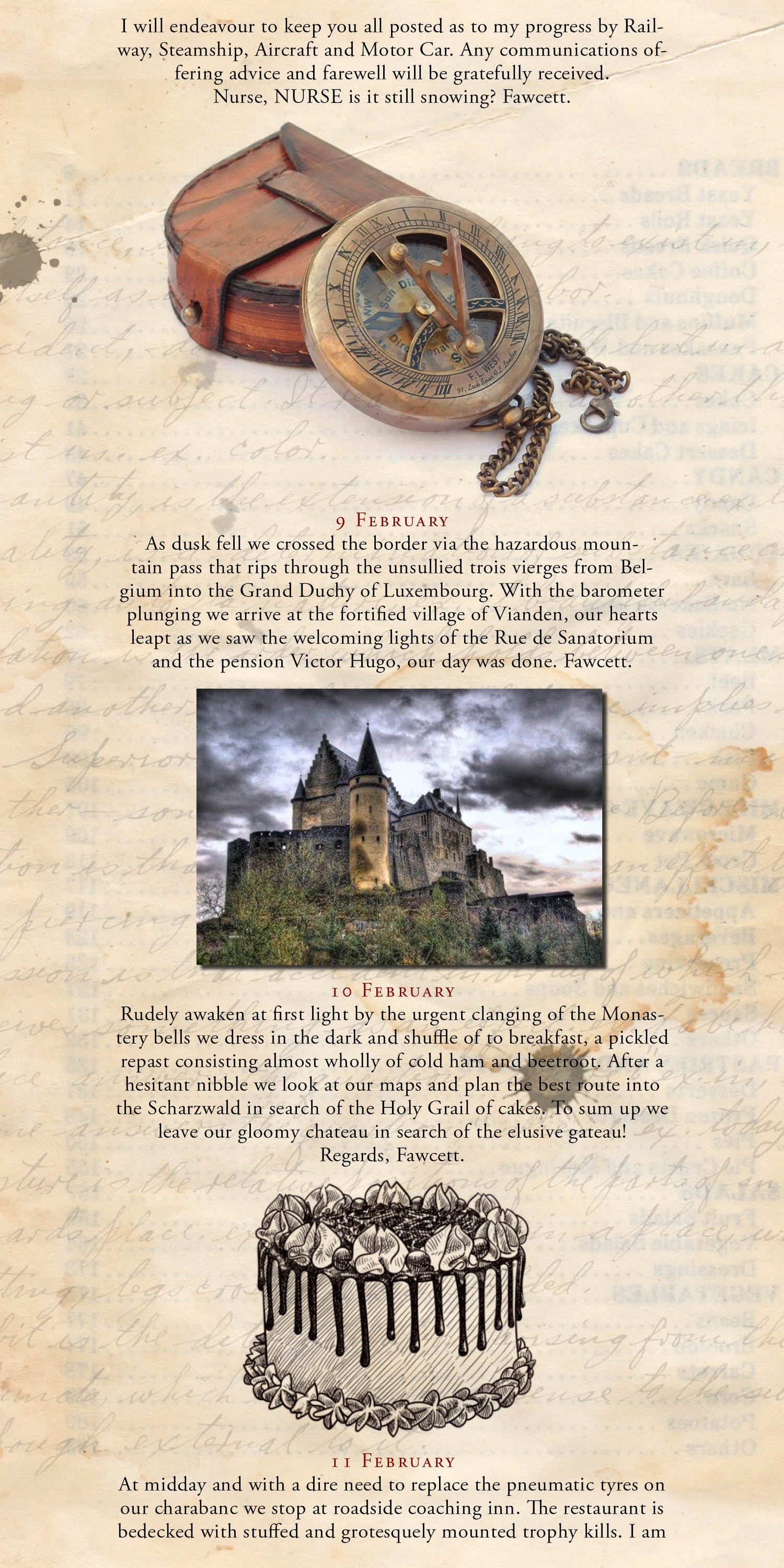 Captain Fawcett's journal