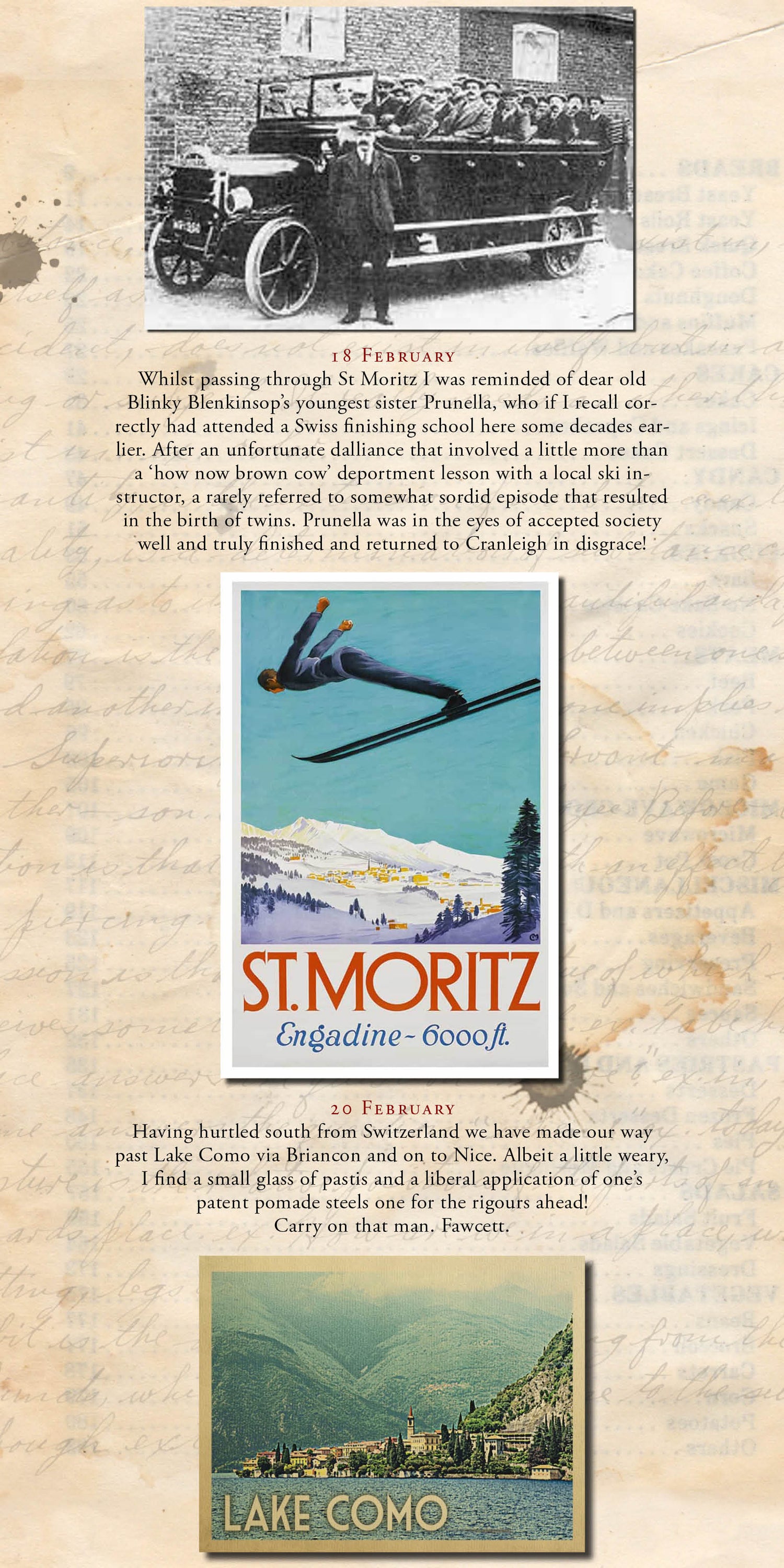 Captain Fawcett's journal