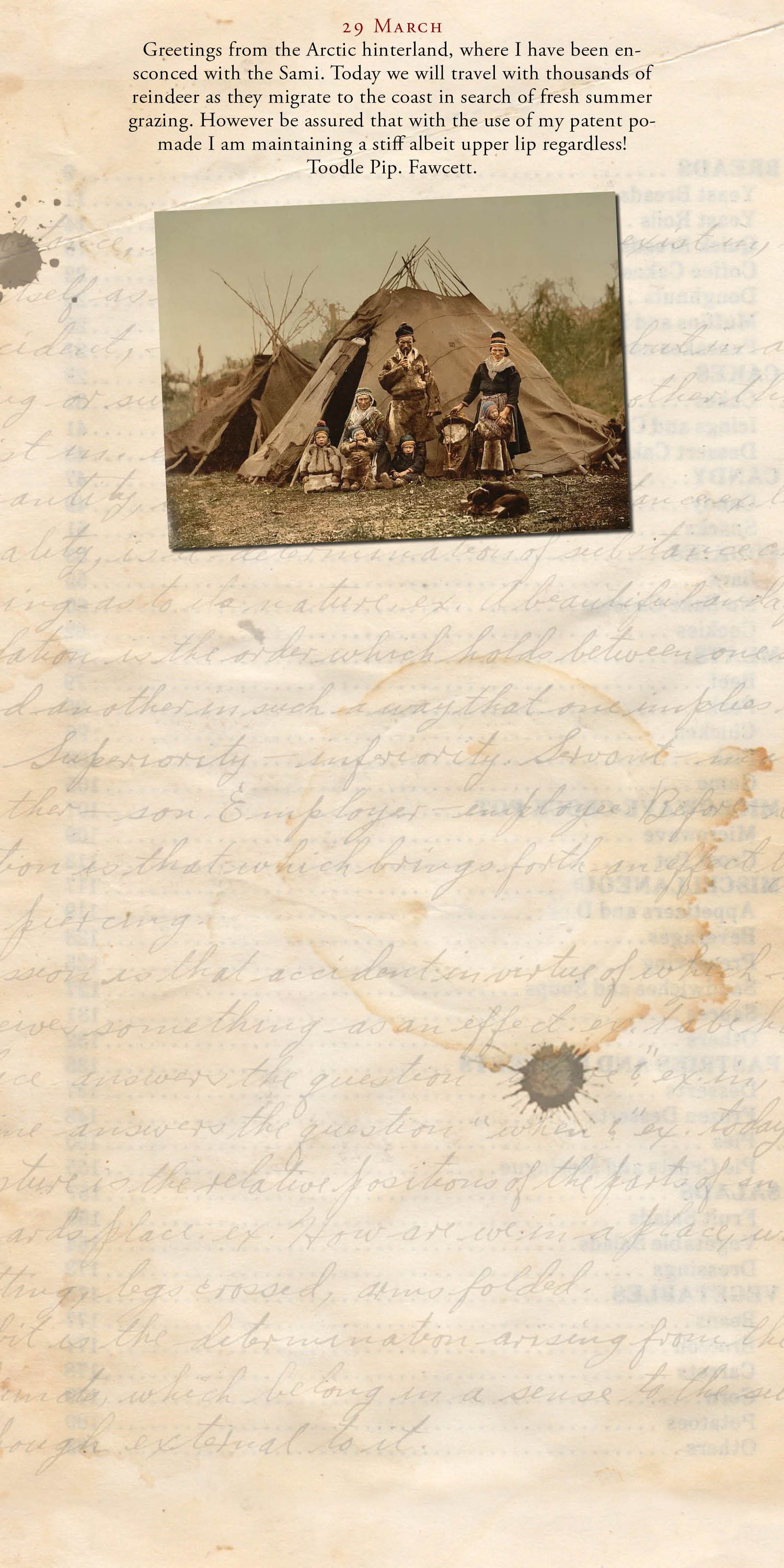 Captain Fawcett's journal