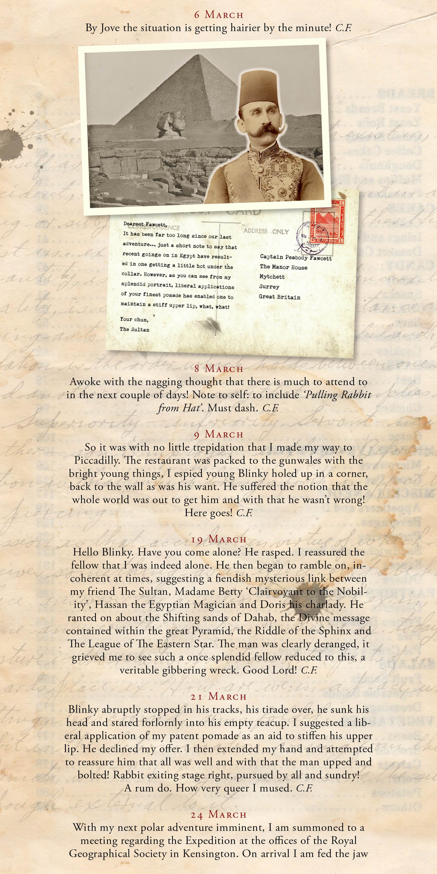 Captain Fawcett's journal