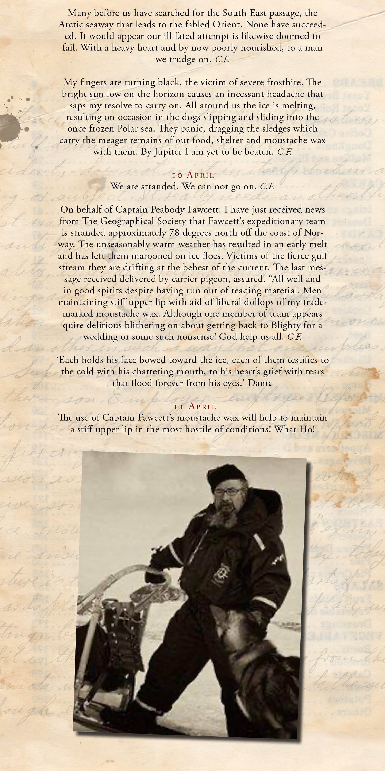 Captain Fawcett's journal
