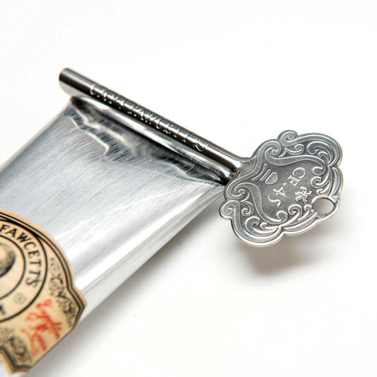 Captain Fawcett's metal tube key