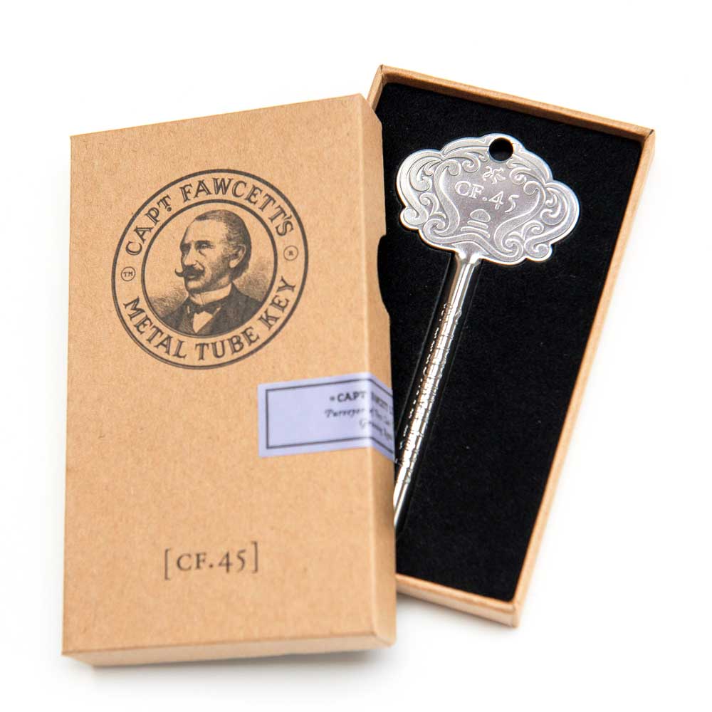 Captain Fawcett's metal tube key