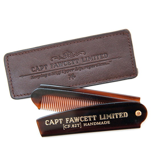 Beard Comb with Leather Case