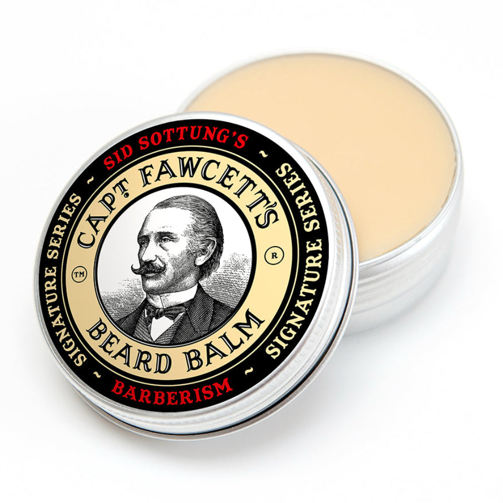 Captain Fawcett and Sid Sottung's Barberism beard balm