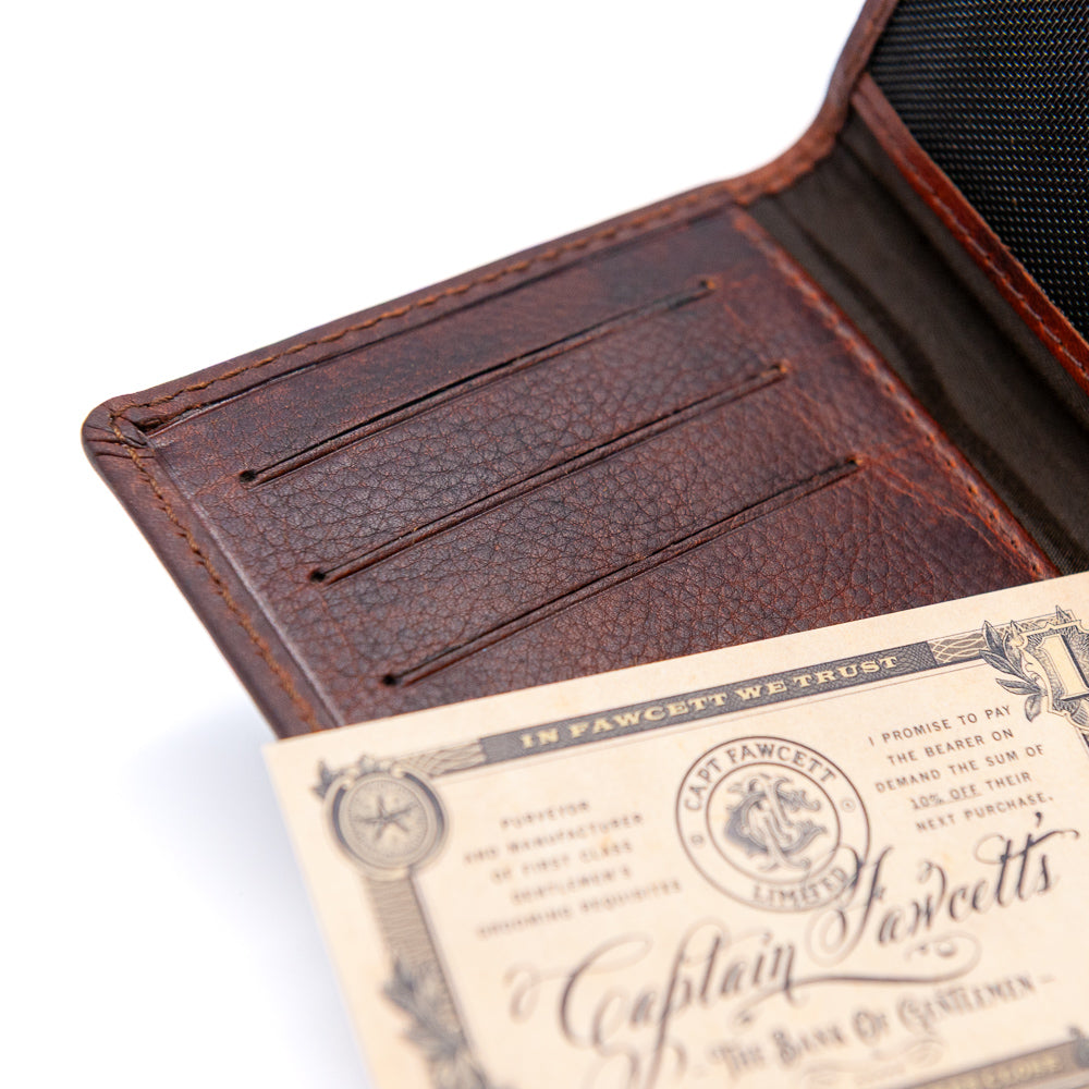 Captain Fawcett’s Slim Leather Wallet