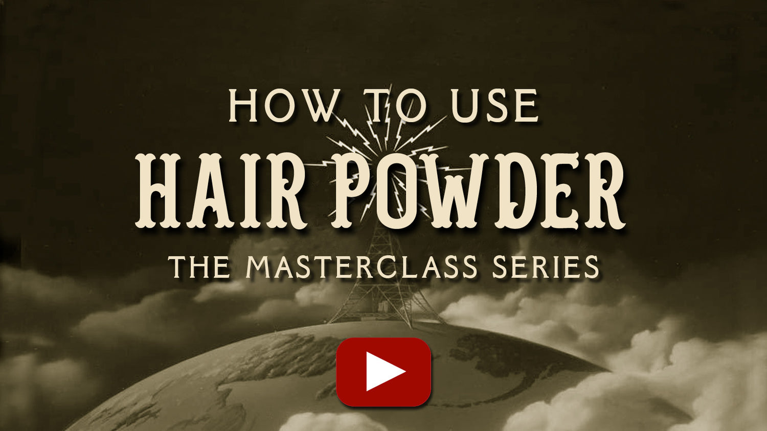 How to use hair powder masterclass, by Captain Fawcett