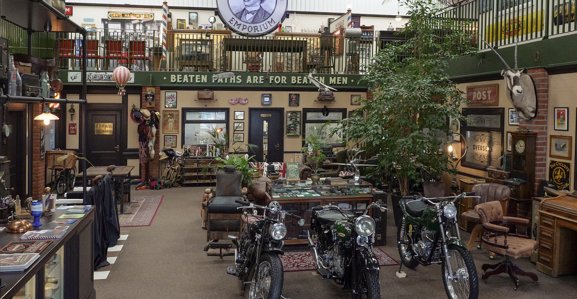 Captain Fawcett's barbershop museum