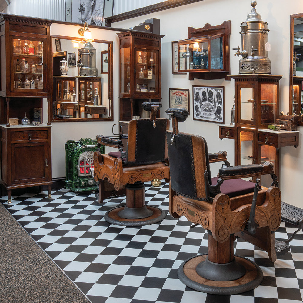 The interior of Captain Fawcett's museum