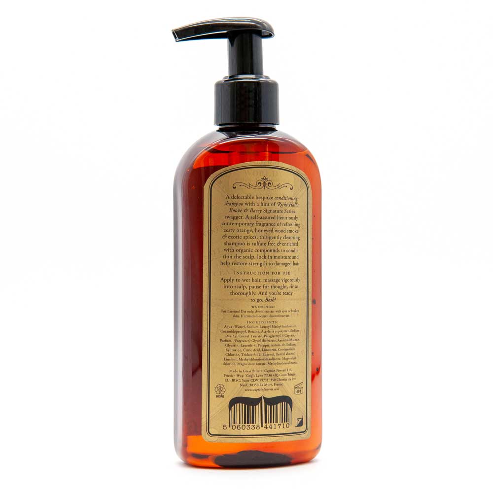 Bottle of Captain Fawcett's Rich Cleansing Conditioning Shampoo