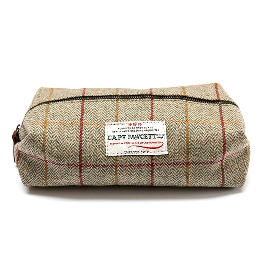 Tweed Wash Bag