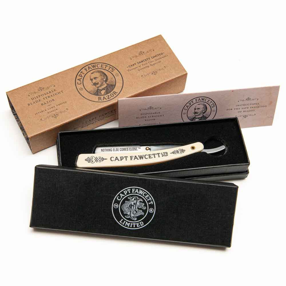 Captain Barber Razor Disposable Blade Straight Razor | Captain Fawcett