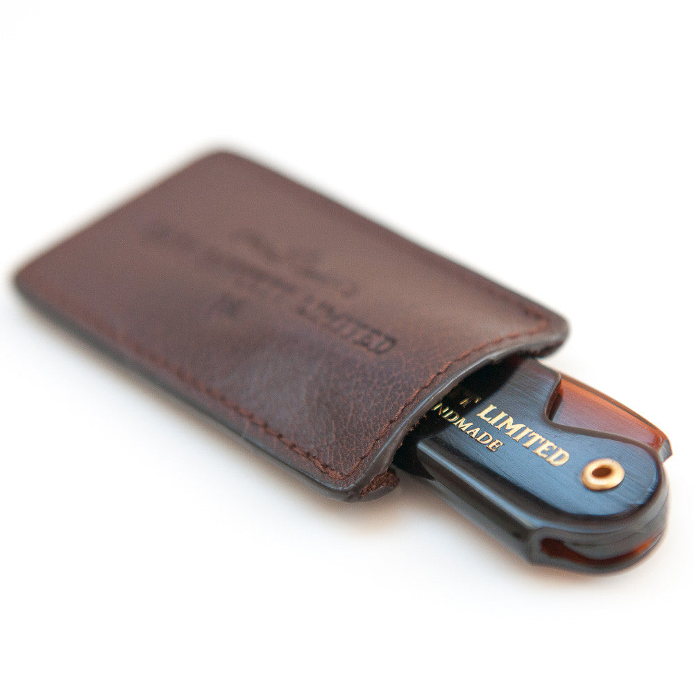Captain Fawcett's Folding Pocket Moustache Comb & Case